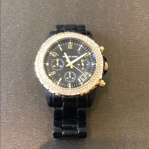 Michael Kors Black Ceramic Watch